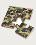 ABC CAMO PUZZLE CORK COASTER