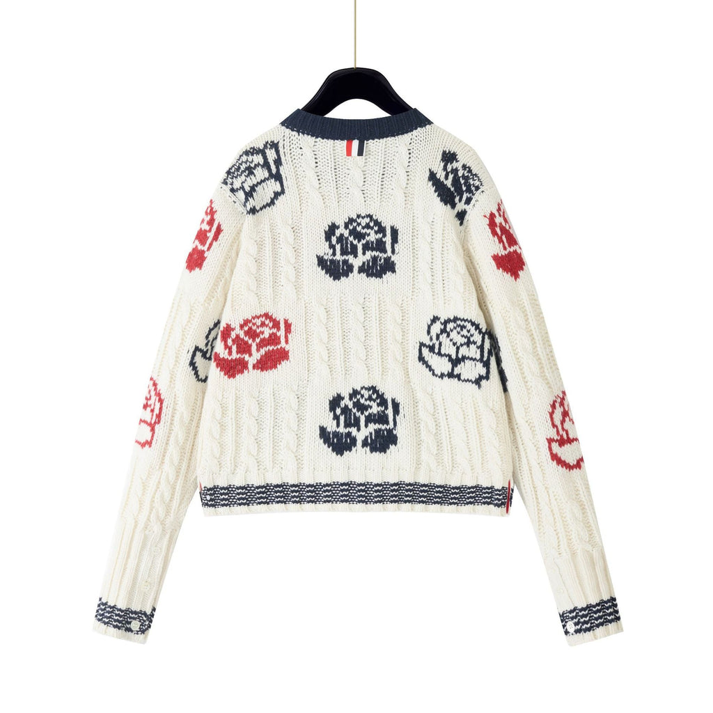 Rose Knit Cardigan