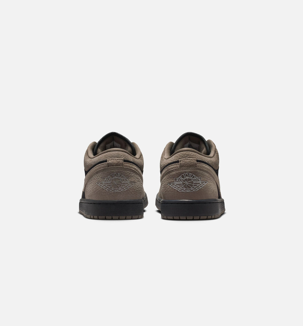 Air Jordan 1 Low SE Men's Lifestyle Sneakers - Black/Olive Grey/Light Wild Mango