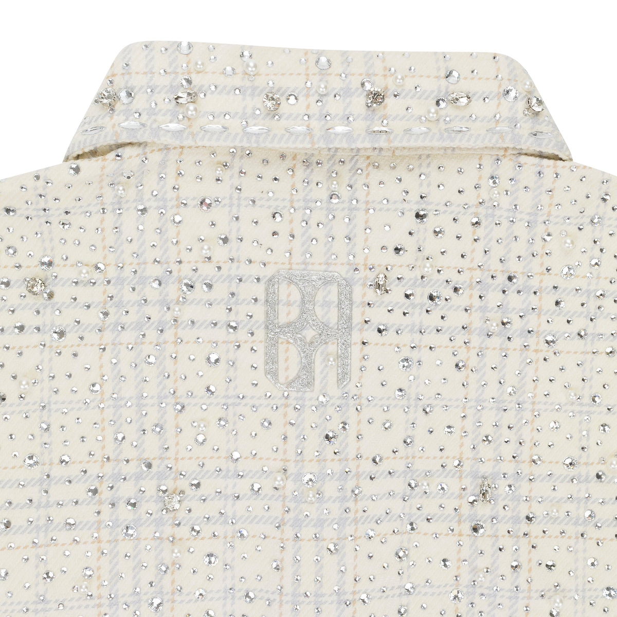 PEARL AND DIAMOND BEIGE BUTTON-DOWN SHIRT