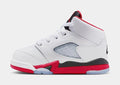 Toddler's Jordan 5 Retro OG White/Fire Red-Black (HQ7981 101)